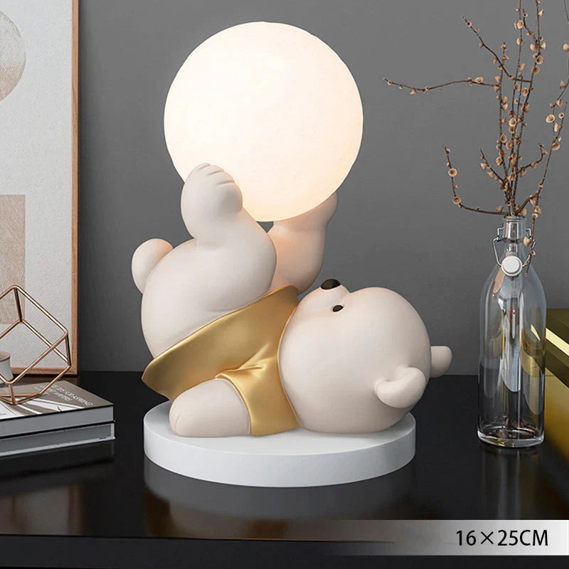 LumiBamse Natlampe – Blød LED Bamselampe