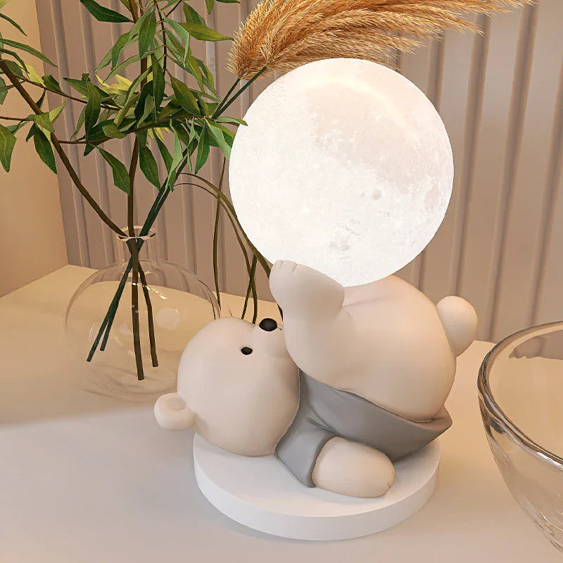 LumiBamse Natlampe – Blød LED Bamselampe