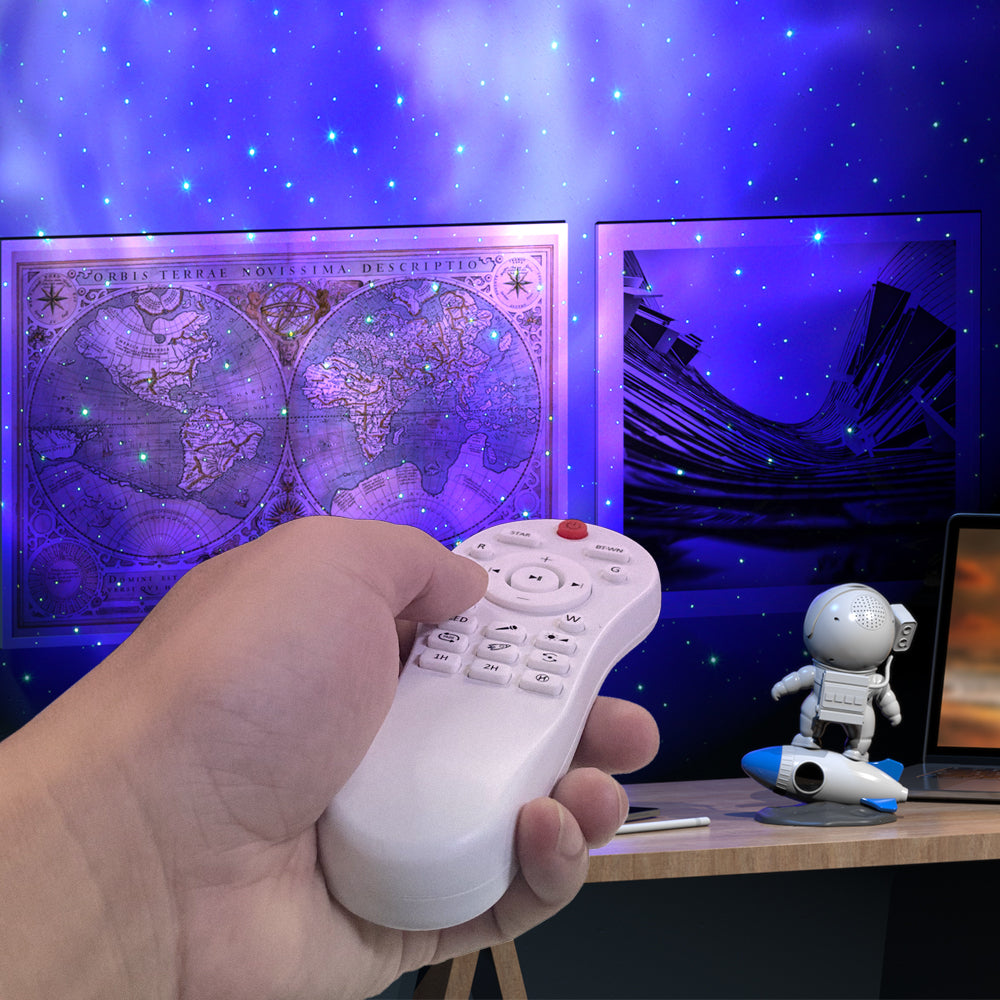 StellarBuddy - Astronaut galakse projektor nat lys
