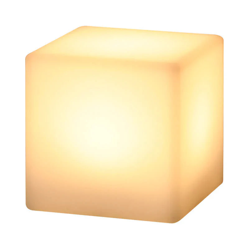 GeoLys LED Bordlampe – Geometrisk Design med Fjernbetjening
