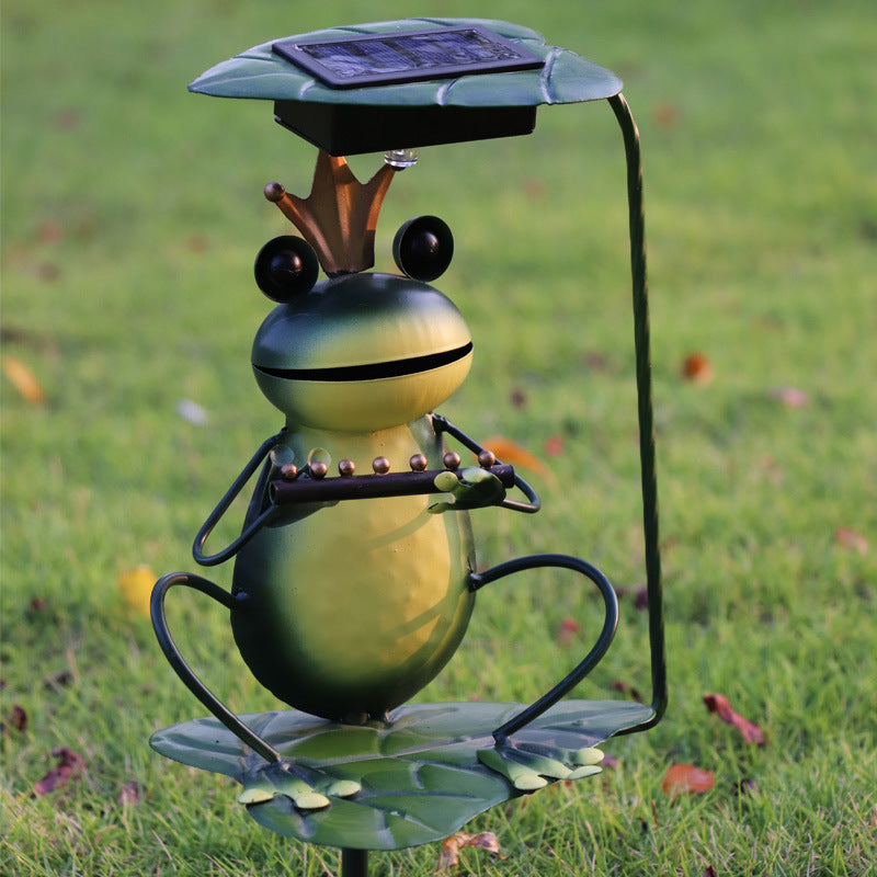 GardenFrog Solcelledrevet Dekorativ Lys – Legesyg Udendørs Pælelampe