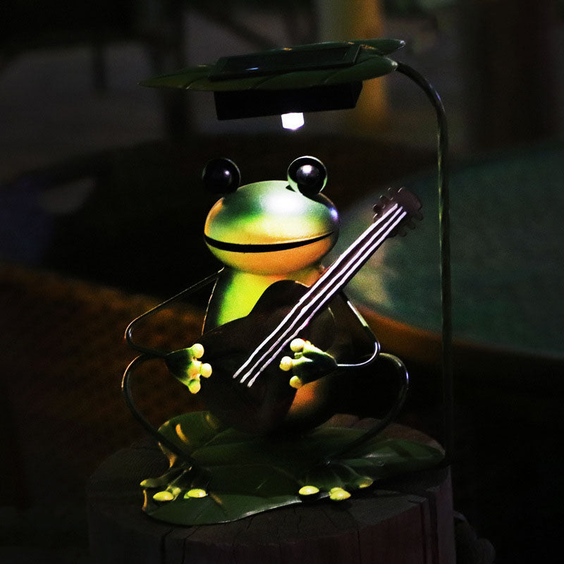 GardenFrog Solcelledrevet Dekorativ Lys – Legesyg Udendørs Pælelampe