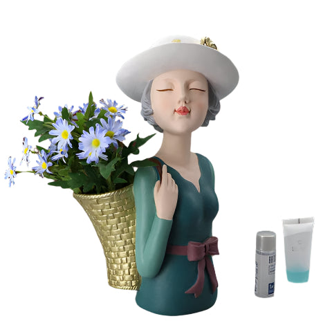 EnchantaPot Letvægts Resin Plantekasse – Charmerende Design