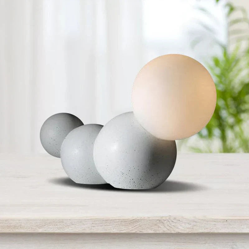 OrbLume - Kunstnerisk sphærisk bordlampe