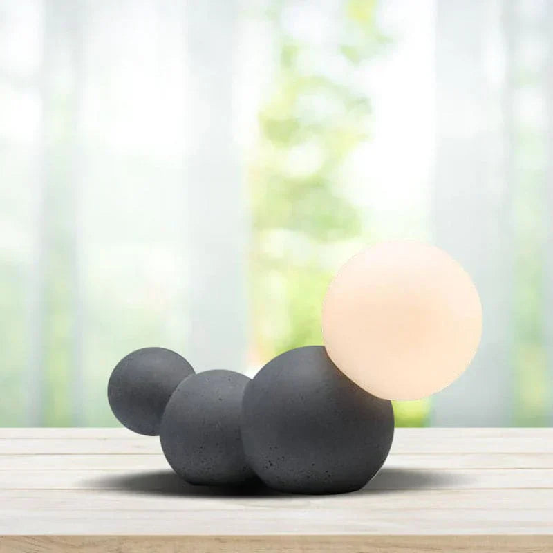 OrbLume - Kunstnerisk sphærisk bordlampe