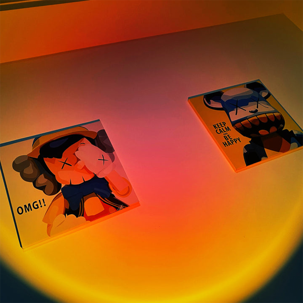 AmberGlow Retro-inspireret bordlampe