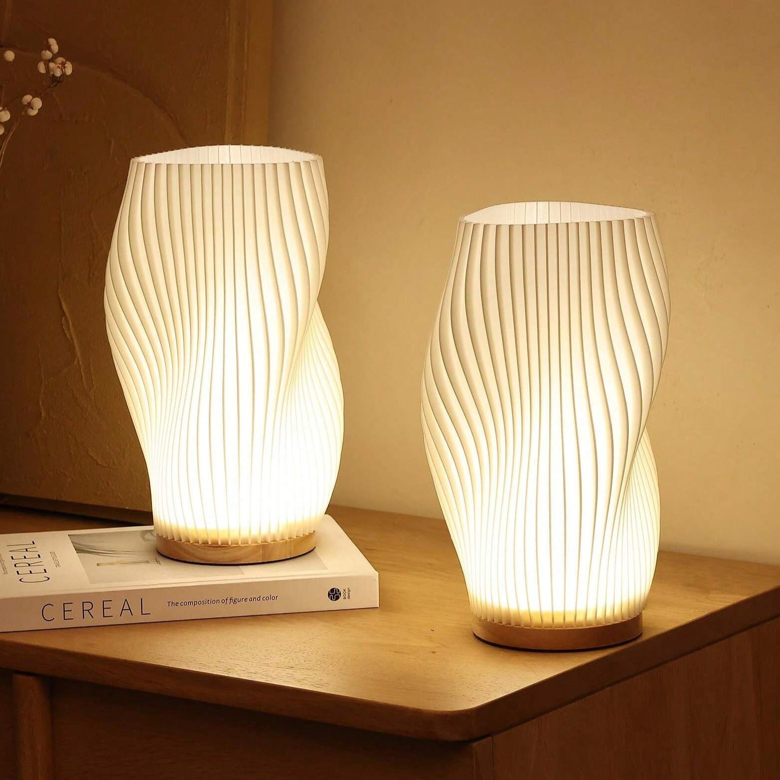 WaveGlow Dual Shade USB-bordlampe