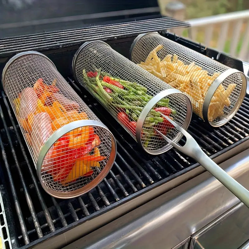 GrillMaster DuoLock grillkurv i rustfrit stål