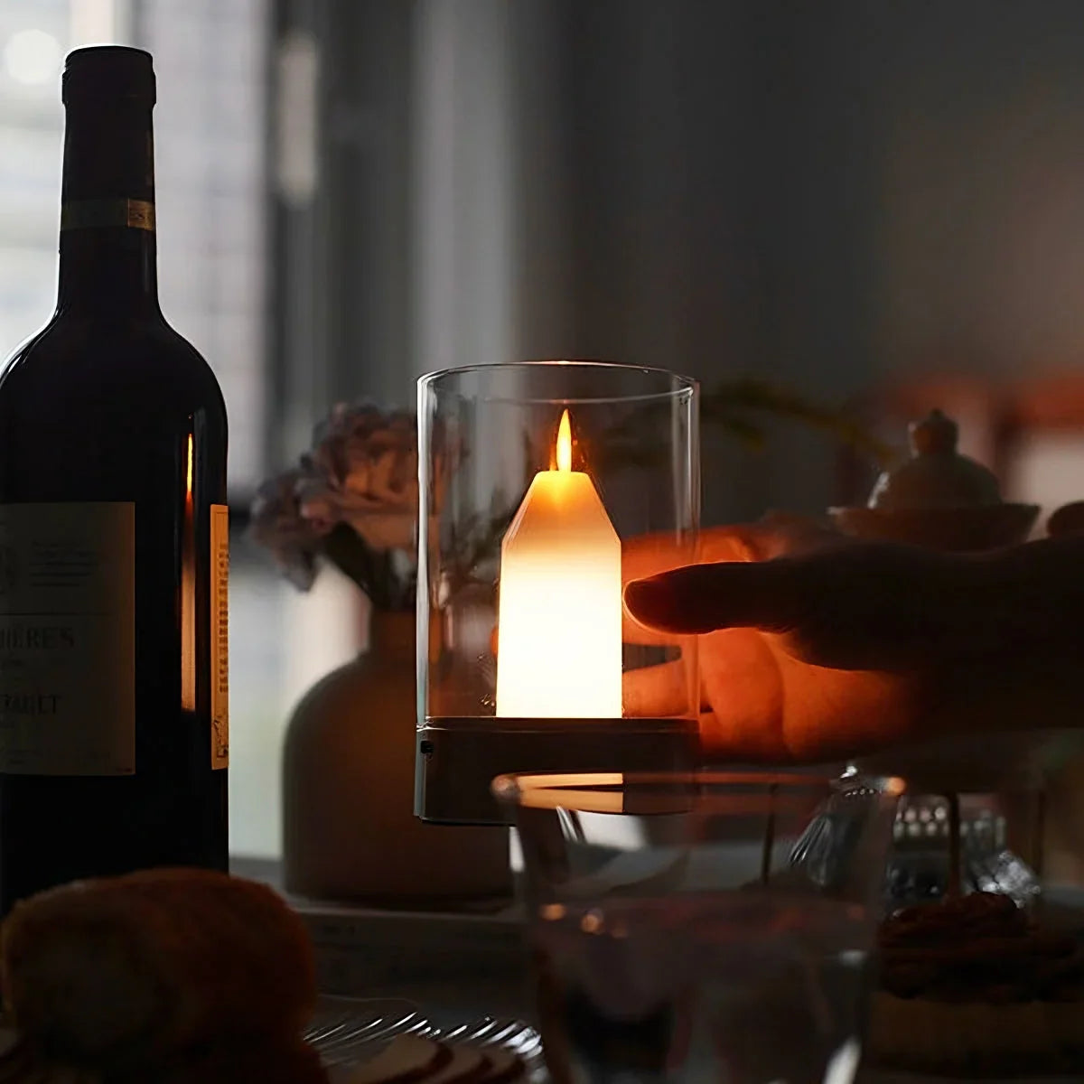 GlowFlicker- Realistisk LED-lyslampe med flammeeffekt