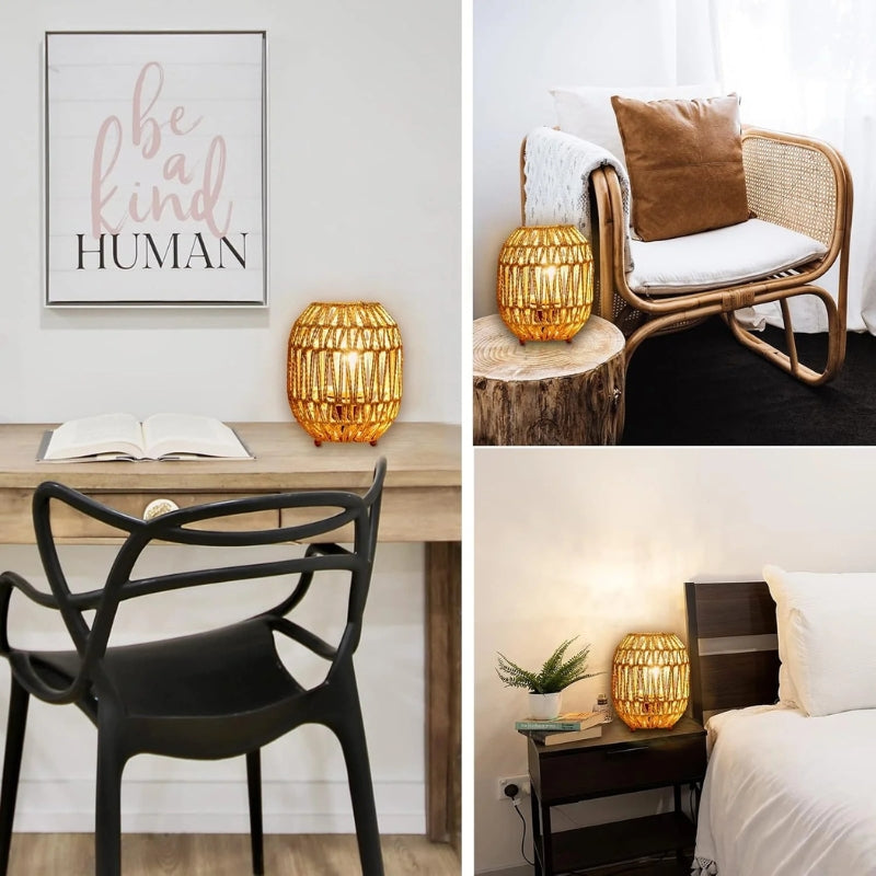 LumaAura Pålidelig Bordlampe med Unikt Design