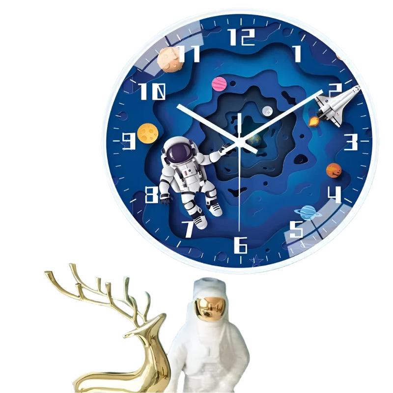 Cosmotime Børneværelse-tema Vægur
