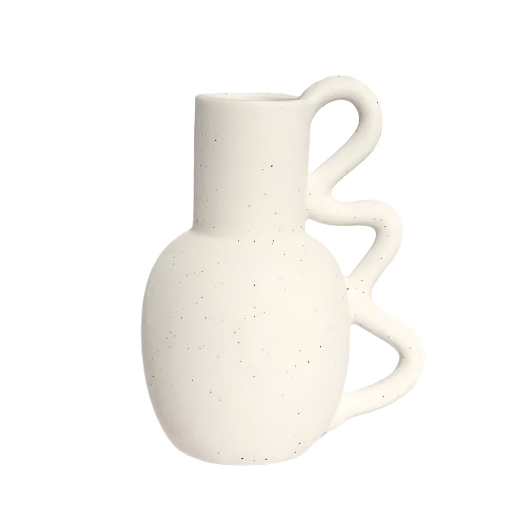 Sculptura Keramikvase – Elegant skulpturelt design til tidløse interiører