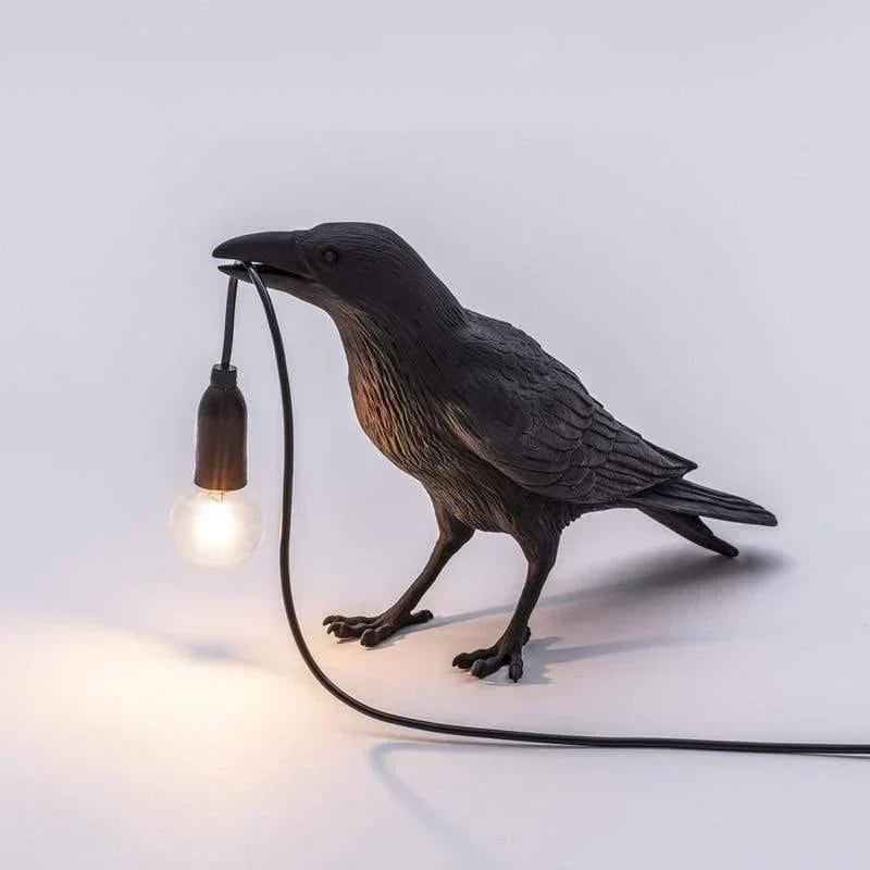 FeatherGlow Fuglelampe – Kunstnerisk stemningsbelysning til sofistikerede interiører