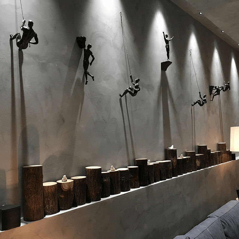 ClimbArt - Klippeklatringsfigur vægdekoration