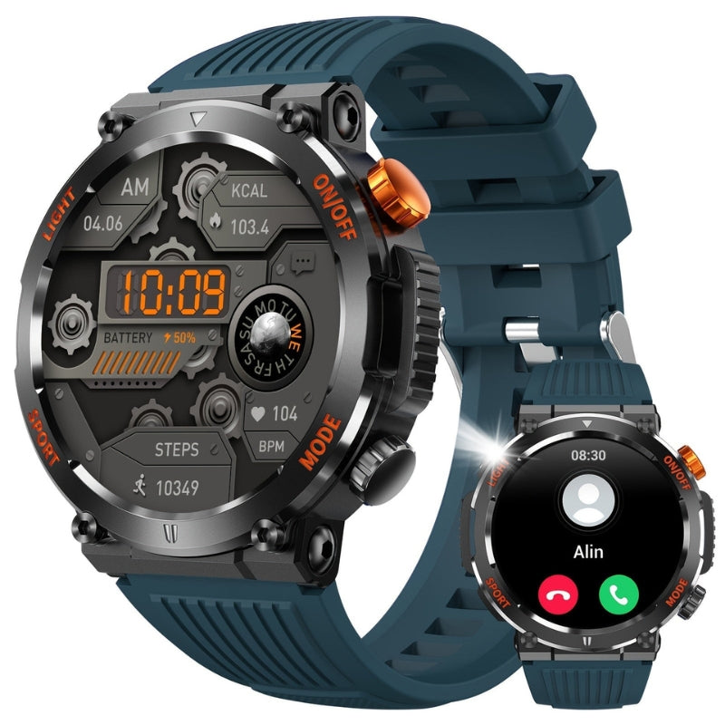 LumeCore Vandtæt Smartwatch – LED-lys, søvntracker og fitnessovervågning hele dagen
