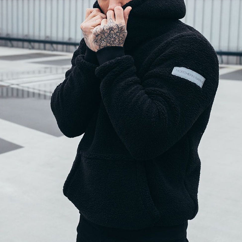Adam - Hyggelig plys hættetrøje