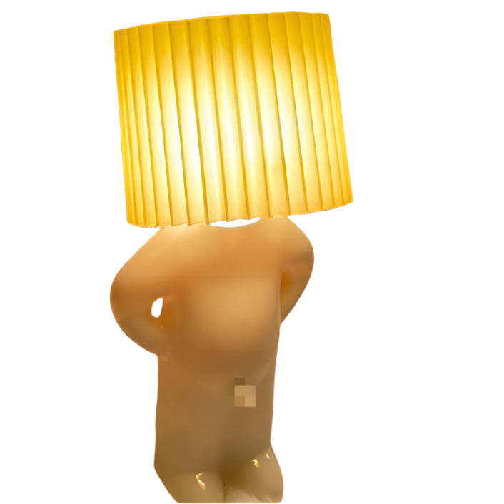 WhimsiGlow - Lampe Figur med Plisseret Skærm Personlighed