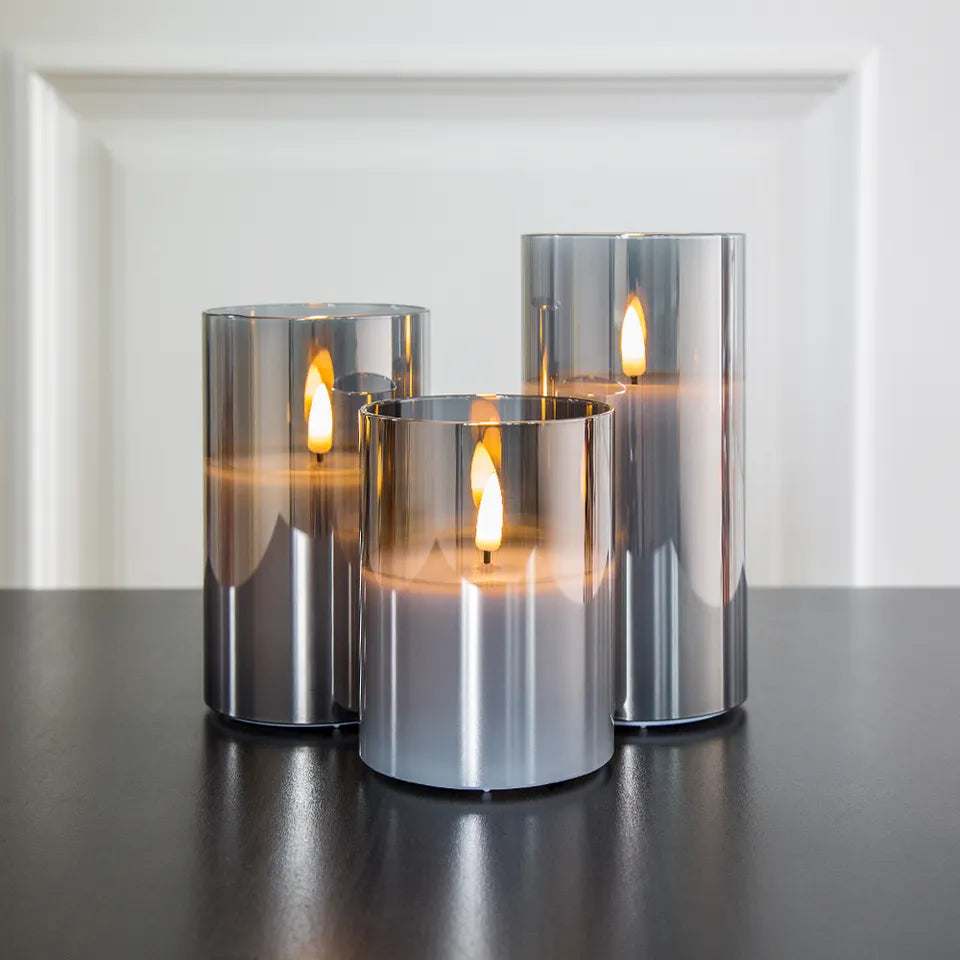 AmberLys Duftlys i Glas | 1 + 2 GRATIS