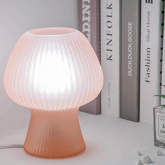 LumiMuse Vintage Glasbordlampe – Justerbar LED-sengebordsbelysning