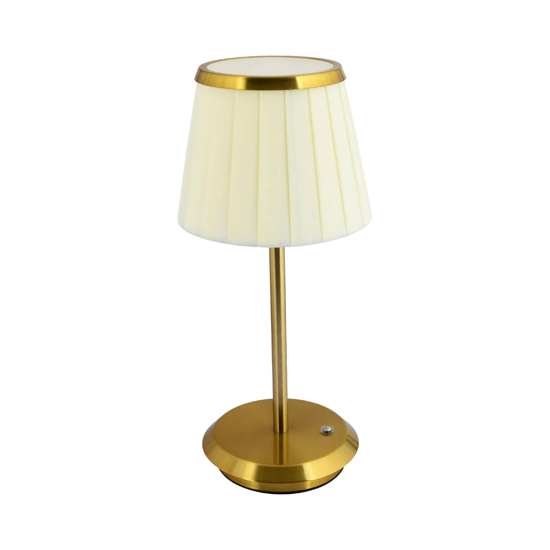 GleamTone - Elegant plisseret bordlampe