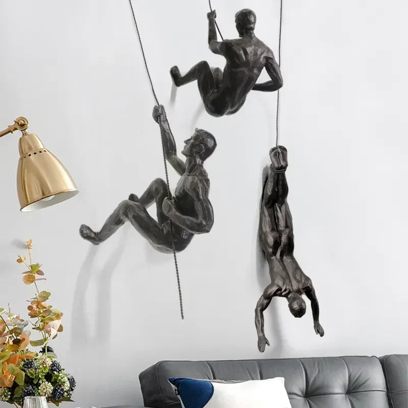 ClimbArt - Klippeklatringsfigur vægdekoration