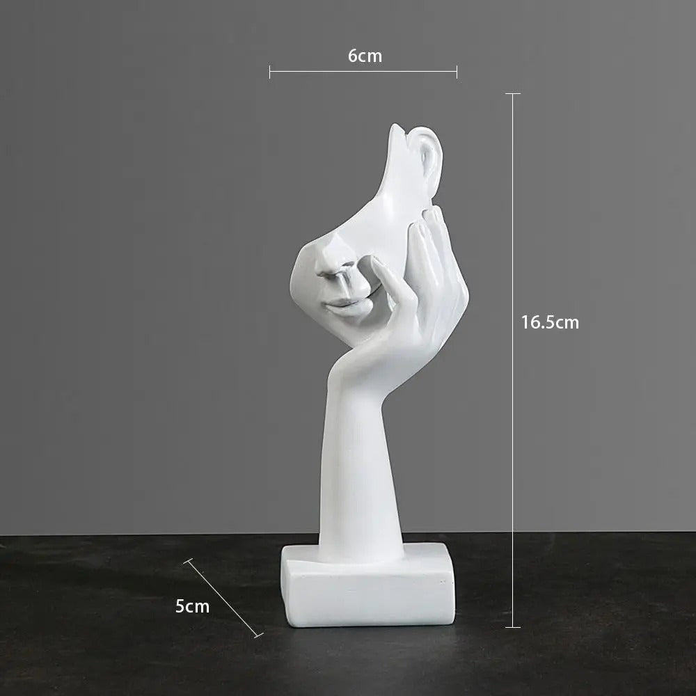 NordicMuse Abstrakt Ansigt Skulptur