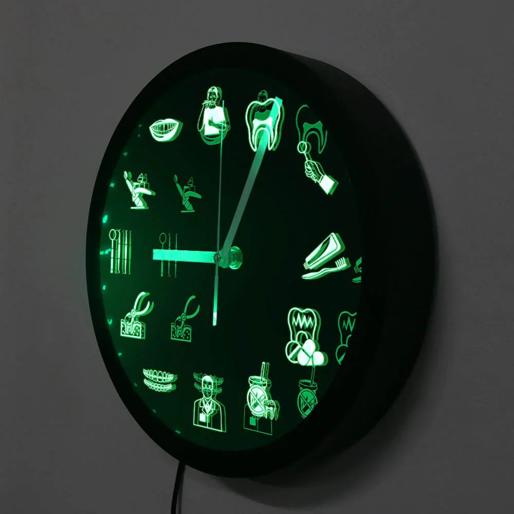 LumiDent LED-vægur – Design af tandudstyr med flerfarvet LED-lys