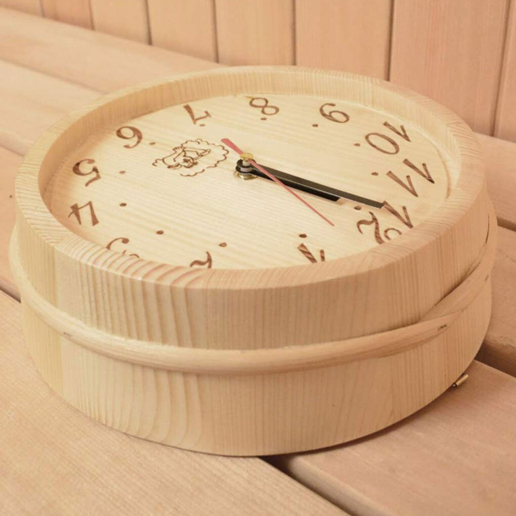 NordicHush Silent Wood Wall Clock
