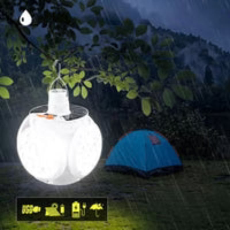SolarGlow – Solcelledrevet Udendørslampe med USB-Opladning
