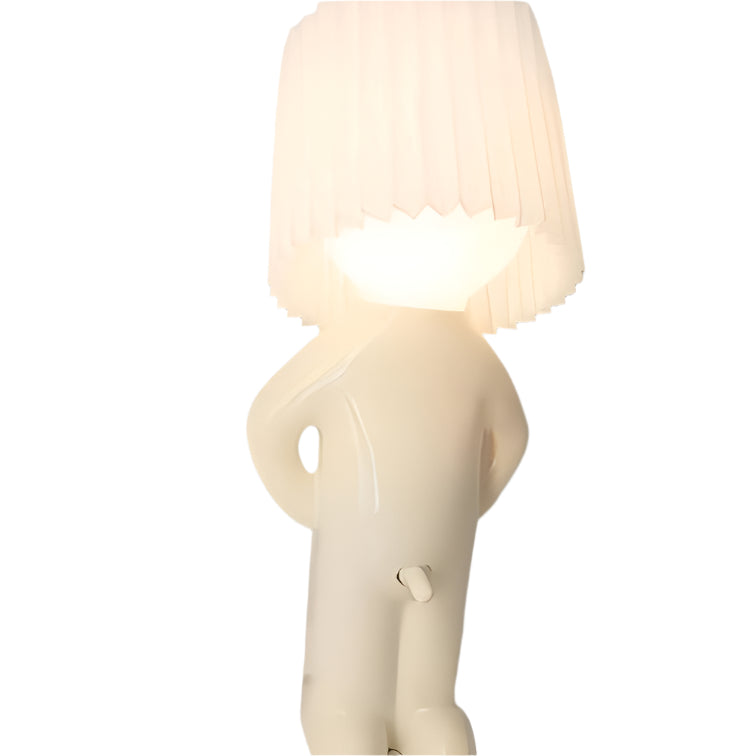 WhimsiGlow - Lampe Figur med Plisseret Skærm Personlighed