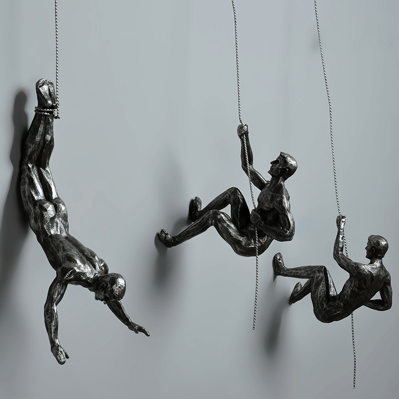 ClimbArt - Klippeklatringsfigur vægdekoration