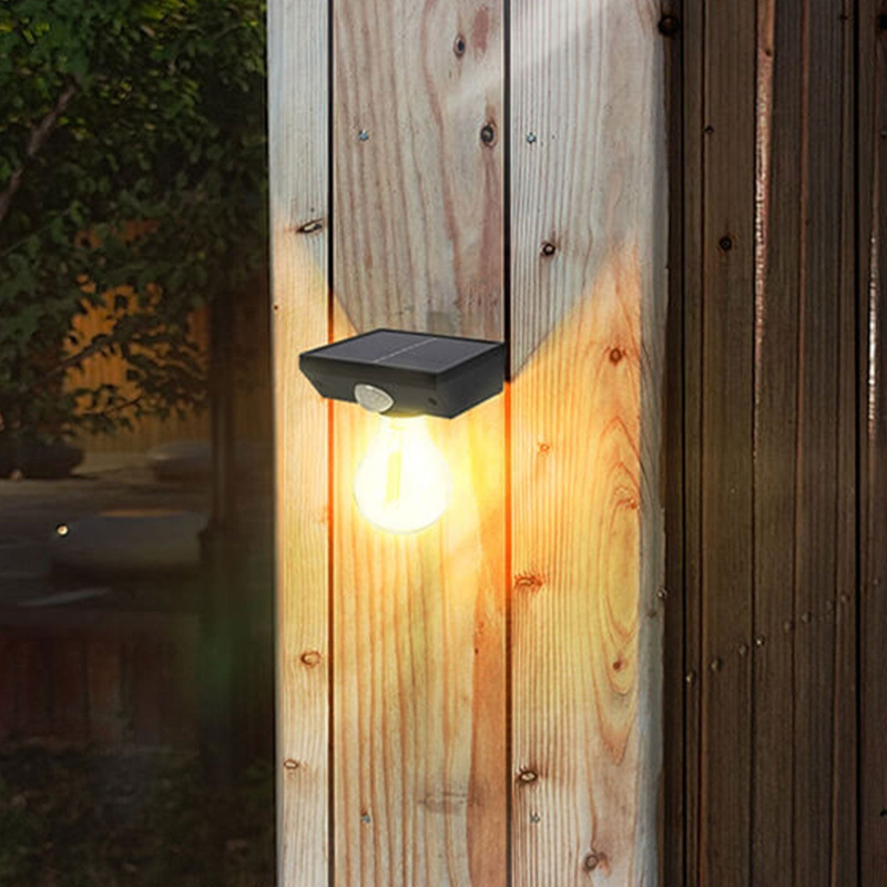 SolarGuard væglampe med bevægelsessensor