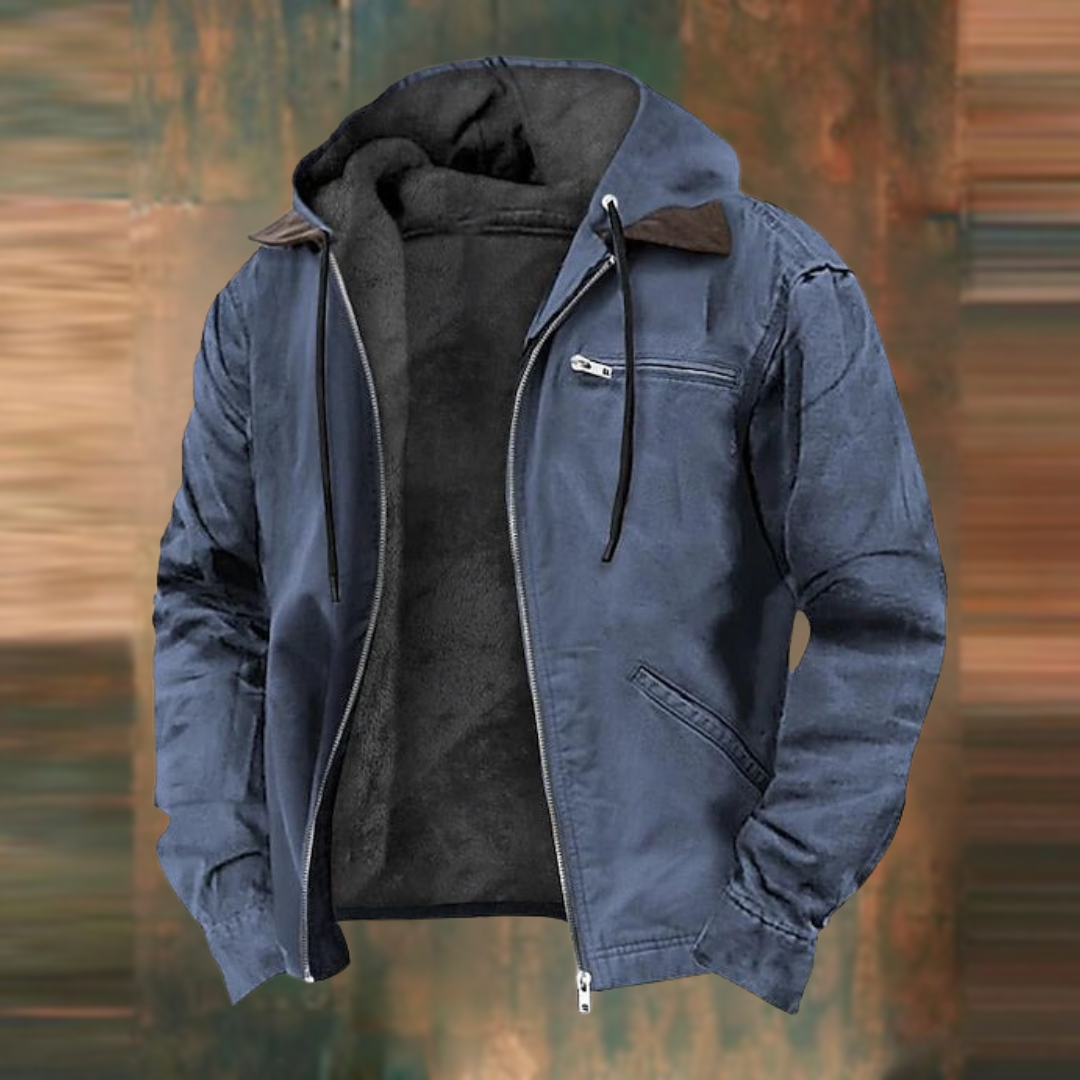 Ryan - Casual blød fleece-hættetrøjejakke