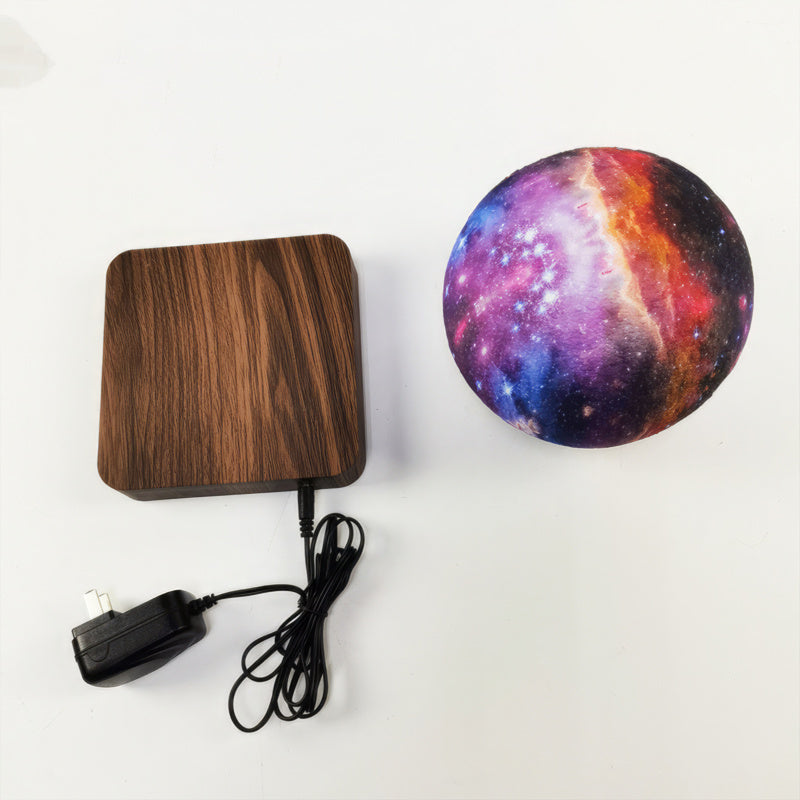 GlowSphere Orbit Lampe – Svævende 3D-månelys med magnetisk levitation