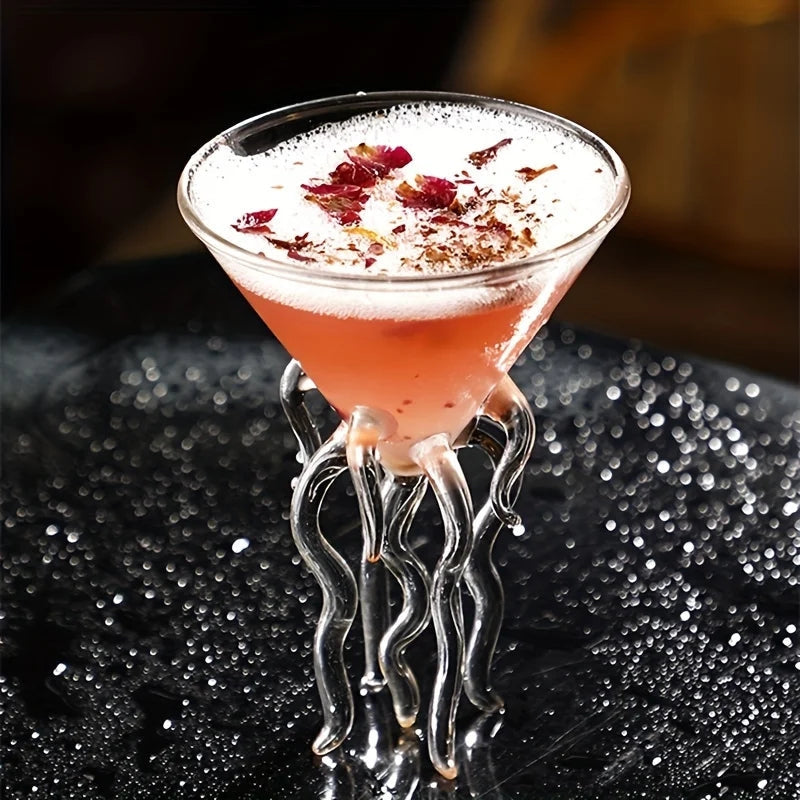 JellyGlow - Cocktailglas formet som vandmænd
