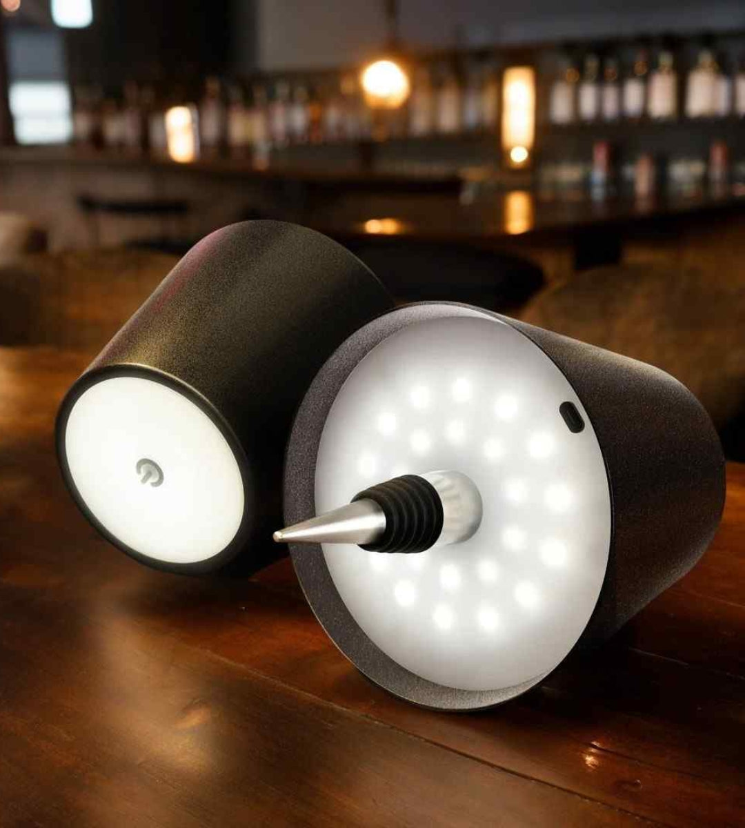 Mila LumiBottle LED-flaskelampe – Elegant genopladelig lampe