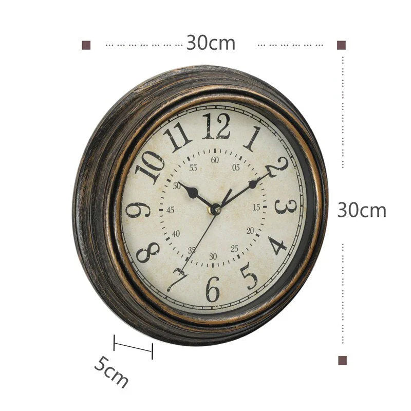 RusticCharm Vintage vægur