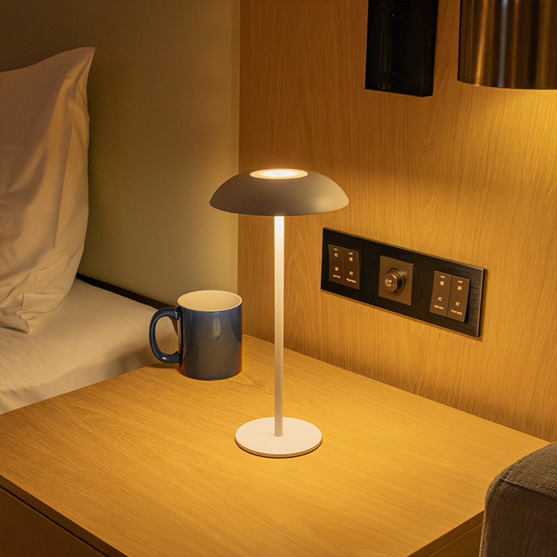 Orbella trådløs LED-bordlampe med touch-kontrol – Elegant rundt moderne design