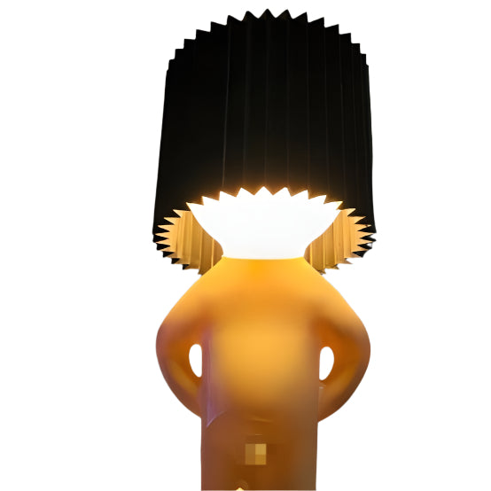 WhimsiGlow - Lampe Figur med Plisseret Skærm Personlighed