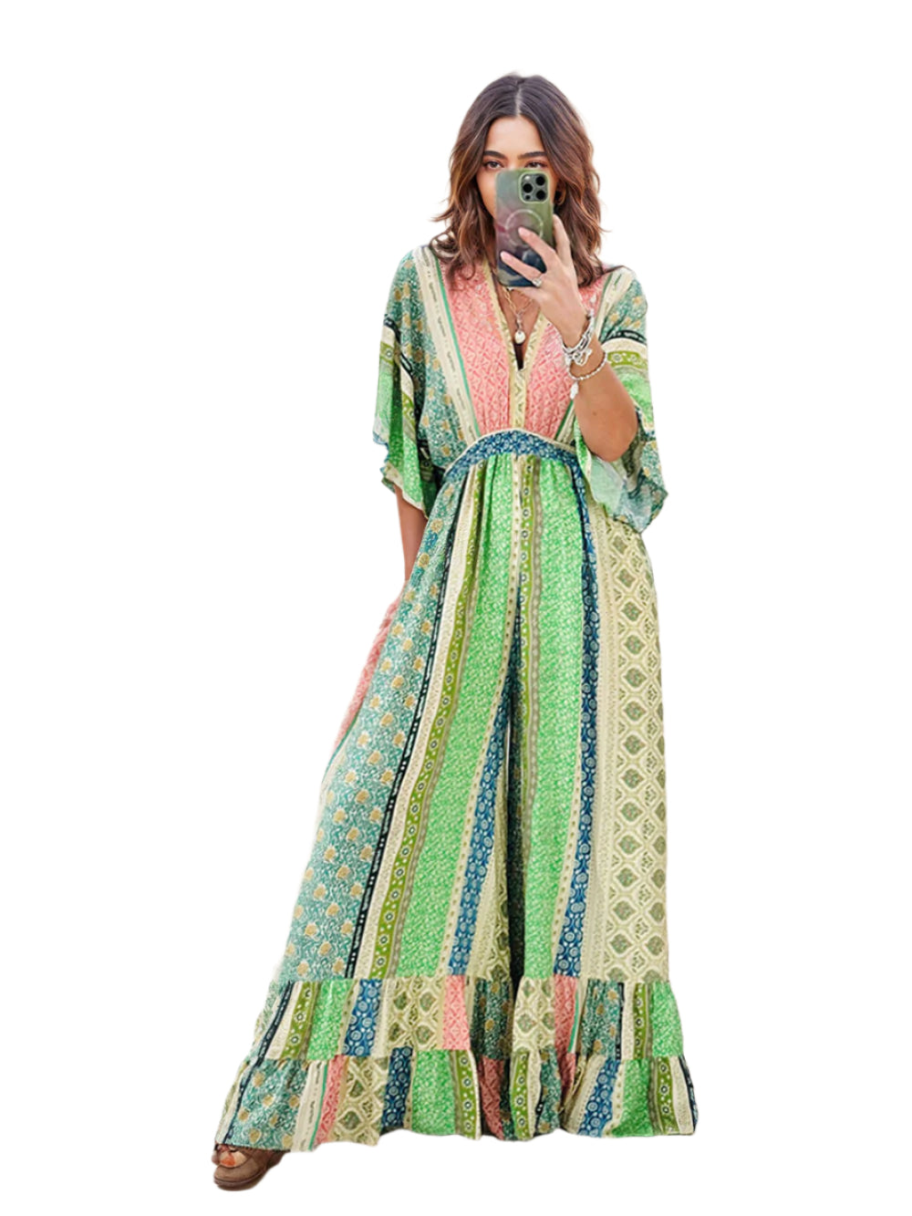 Alina Boho Buksedragt – Komfortabel Damebuksedragt med Boheme-stil