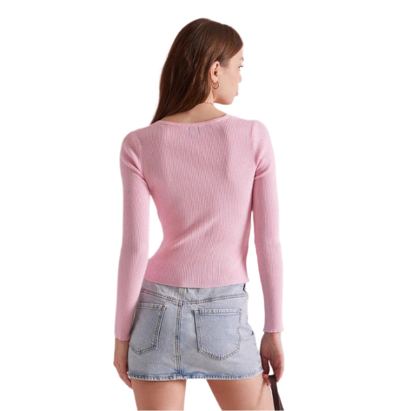 Velira Slim-Fit Wrap Topp med V-hals