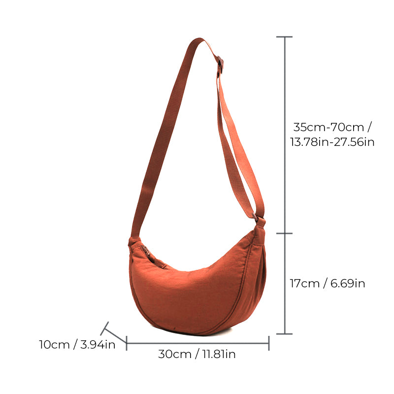 CurveCross - Stilfuld buet crossbody-taske til mode på farten