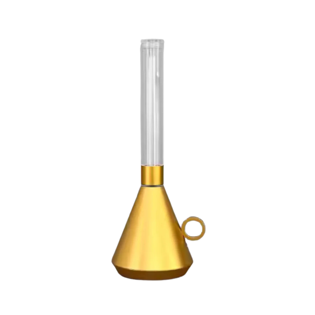 LumiCone - Moderne LED-bordlampe med klart rør og konisk base