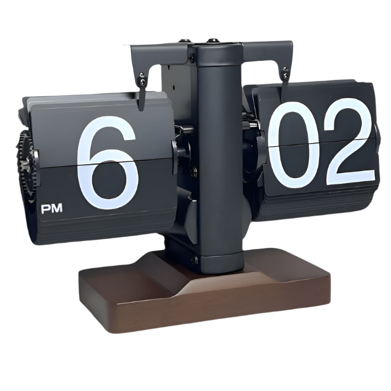 RetroFlip Silent Flip Clock – Vintage-stil med moderne præcision