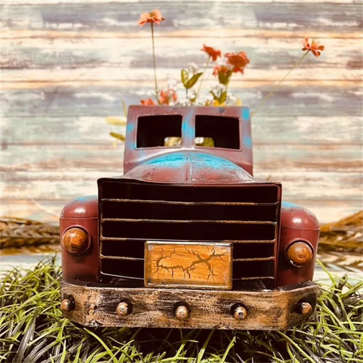 RusticHaul- Vintage lastbil dekorative potteplanter