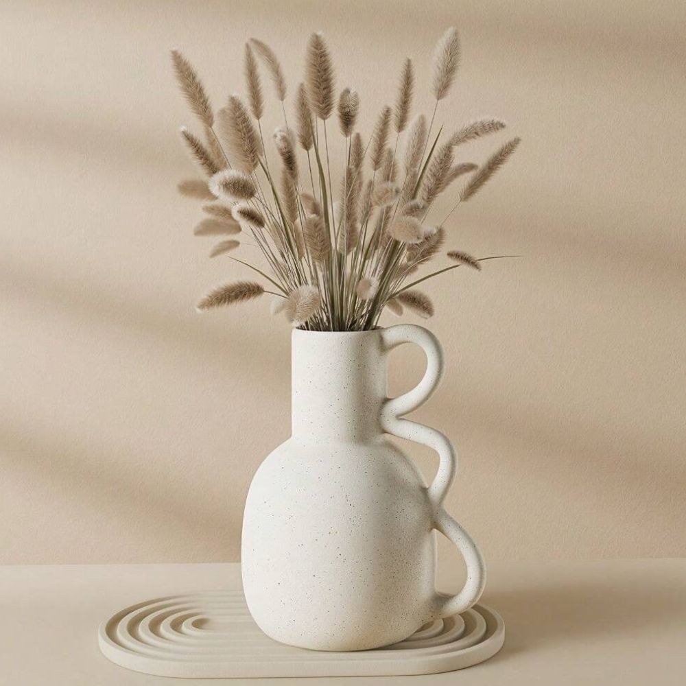 Sculptura Keramikvase – Elegant skulpturelt design til tidløse interiører