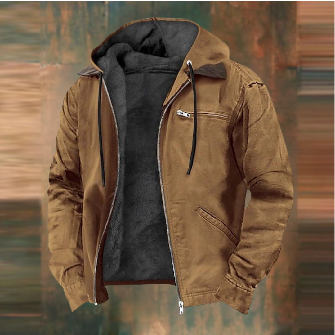 Ryan - Casual blød fleece-hættetrøjejakke