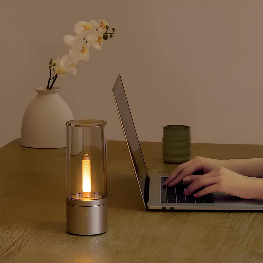 LysaZen Bordlampe – Moderne Justerbar Glød