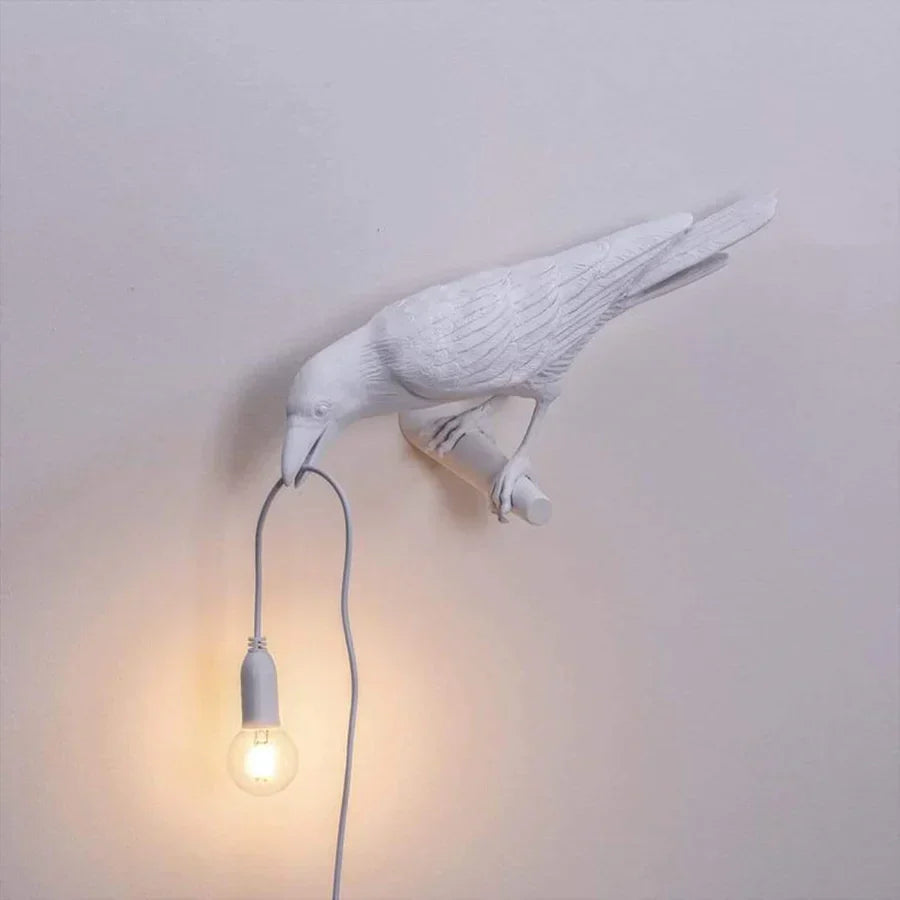 FeatherGlow Fuglelampe – Kunstnerisk stemningsbelysning til sofistikerede interiører