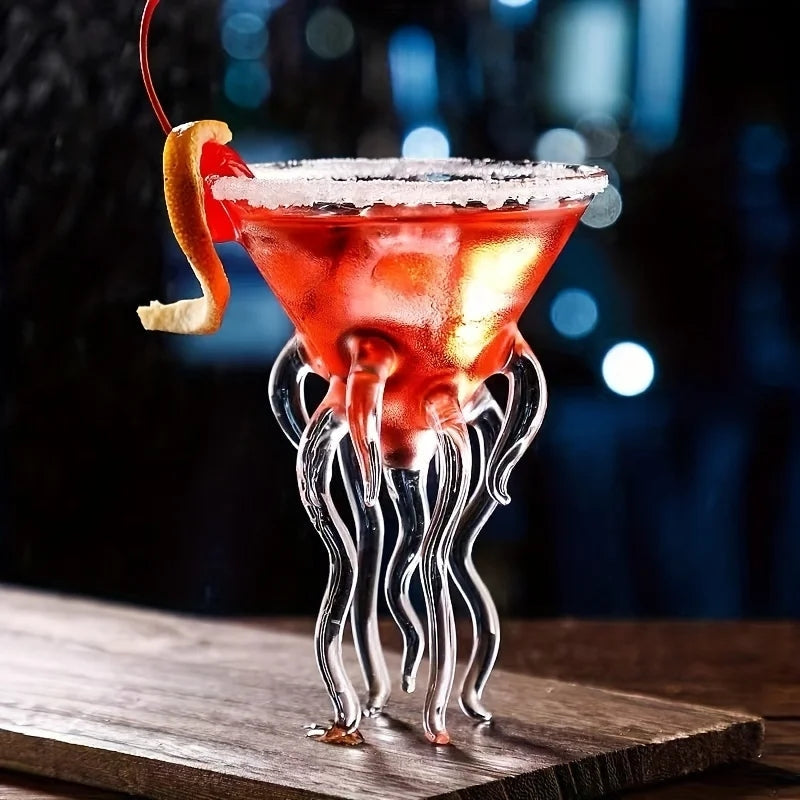 JellyGlow - Cocktailglas formet som vandmænd